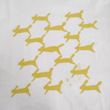 mina perhonen EV0775 runrunrun サイズM 半袖Ｔシャツ カットソー ホワイト レディース ミナペルホネン【中古】5-0822S♪