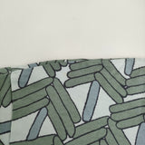 mina perhonen laundry stick tree ld8004 38 半袖Ｔシャツ カットソー グリーン Lブルー レディース ミナペルホネンランドリー【中古】5-0822S♪