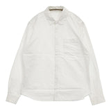 mina perhonen call us1117h コットン サイズL 長袖シャツ ホワイト メンズ ミナペルホネン【中古】5-1204M∞