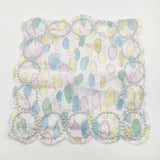 mina perhonen jellybeans tambourine 刺繍 手ぬぐい ハンカチ ホワイト マルチカラー レディース ミナペルホネン【中古】5-1012G∞