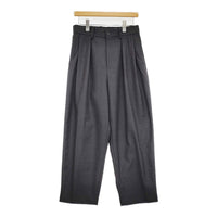 JOURNAL STANDARD LUXE ミルドツイルパンツ 定価20900円 24AW チャコールグレー レディース ジャーナルスタンダード ラックス【中古】5-0902T♪