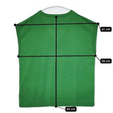 veritecoeur コットンカシミヤ Vネックニットベスト 定価17000円 ノースリーブ セーター ニット グリーン レディース ヴェリテクール【中古】5-1025T∞