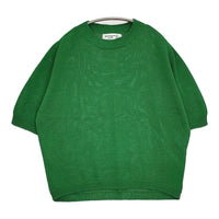 KEI Hayama PLUS Vert ストローヤーンホールガーメントニットプルオーバー 定24200円 24SS グリーン レディース ケイハヤマプラス【中古】5-0902M♪