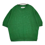 KEI Hayama PLUS Vert ストローヤーンホールガーメントニットプルオーバー 定24200円 24SS グリーン レディース ケイハヤマプラス【中古】5-0902M♪