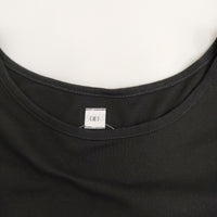 (g) ハーフスリーブ Tシャツワンピ g234 ワンピース ブラック レディース グラム【中古】5-0822S♪