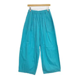 BARNYARDSTORM タックイージーパンツ サーカスパンツ コットン パンツ ターコイズブルー レディース バンヤードストーム【中古】5-1126M∞