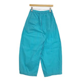 BARNYARDSTORM タックイージーパンツ サーカスパンツ コットン パンツ ターコイズブルー レディース バンヤードストーム【中古】5-1126M∞