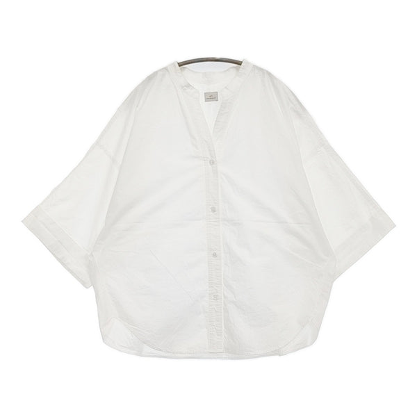 green label relaxing ワッシャードルマンスリーブシャツ 定価8910円 ホワイト レディース グリーンレーベルリラクシング【中古】5-0822S♪