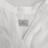 green label relaxing ワッシャードルマンスリーブシャツ 定価8910円 ホワイト レディース グリーンレーベルリラクシング【中古】5-0822S♪