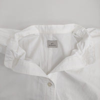 green label relaxing ワッシャードルマンスリーブシャツ 定価8910円 ホワイト レディース グリーンレーベルリラクシング【中古】5-0822S♪