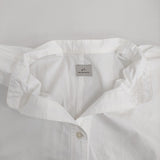 green label relaxing ワッシャードルマンスリーブシャツ 定価8910円 ホワイト レディース グリーンレーベルリラクシング【中古】5-0822S♪
