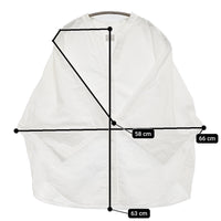 green label relaxing ワッシャードルマンスリーブシャツ 定価8910円 ホワイト レディース グリーンレーベルリラクシング【中古】5-0822S♪