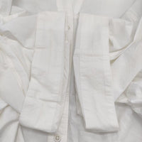 green label relaxing ワッシャードルマンスリーブシャツ 定価8910円 ホワイト レディース グリーンレーベルリラクシング【中古】5-0822S♪