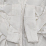 green label relaxing ワッシャードルマンスリーブシャツ 定価8910円 ホワイト レディース グリーンレーベルリラクシング【中古】5-0822S♪