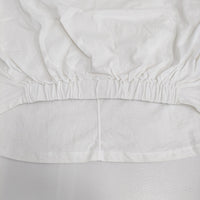 ROSE BUD 裾リブ ノースリーブTシャツ 6002113044 フレンチスリーブ カットソー ホワイト レディース ローズバッド【中古】5-0822S♪