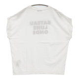 SHIPS ローズペトール半袖 プリントTEE 定価7920円 フレンチスリーブ 半袖Ｔシャツ カットソー ホワイト レディース シップス【中古】5-0822S♪