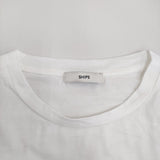 SHIPS ローズペトール半袖 プリントTEE 定価7920円 フレンチスリーブ 半袖Ｔシャツ カットソー ホワイト レディース シップス【中古】5-0822S♪