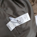 JOURNAL STANDARD LUXE ガンクラブチェック ウールパンツ イージー パンツ 24AW ブラウン レディース ジャーナルスタンダード ラックス【中古】5-1127T∞