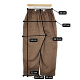 JOURNAL STANDARD LUXE ガンクラブチェック ウールパンツ イージー パンツ 24AW ブラウン レディース ジャーナルスタンダード ラックス【中古】5-1127T∞