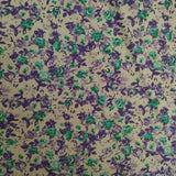 ARMEN 花柄 フラワープリント イージーパンツ インド製 コットン パンツ ベージュ パープル レディース アーメン【中古】6-0301M∞