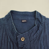 45R/45rpm オックスフォードのタックシャツドレス 定価51700円 インディゴ ワンピース ネイビー レディース フォーティーファイブアールピーエム【中古】5-1031M♪