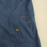 45R/45rpm オックスフォードのタックシャツドレス 定価51700円 インディゴ ワンピース ネイビー レディース フォーティーファイブアールピーエム【中古】5-1031M♪