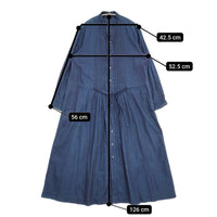 45R/45rpm オックスフォードのタックシャツドレス 定価51700円