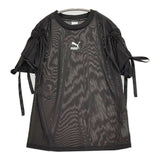 PUMA PBAE MESH TEE オールメッシュ リボン 532549-01 半袖Ｔシャツ カットソー ブラック レディース プーマ【中古】5-0822S♪