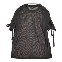 PUMA PBAE MESH TEE オールメッシュ リボン 532549-01 半袖Ｔシャツ カットソー ブラック レディース プーマ【中古】5-0822S♪