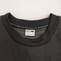 PUMA PBAE MESH TEE オールメッシュ リボン 532549-01 半袖Ｔシャツ カットソー ブラック レディース プーマ【中古】5-0822S♪
