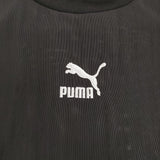 PUMA PBAE MESH TEE オールメッシュ リボン 532549-01 半袖Ｔシャツ カットソー ブラック レディース プーマ【中古】5-0822S♪