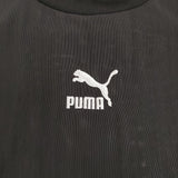 PUMA PBAE MESH TEE オールメッシュ リボン 532549-01 半袖Ｔシャツ カットソー ブラック レディース プーマ【中古】5-0822S♪