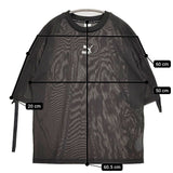PUMA PBAE MESH TEE オールメッシュ リボン 532549-01 半袖Ｔシャツ カットソー ブラック レディース プーマ【中古】5-0822S♪