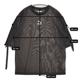 PUMA PBAE MESH TEE オールメッシュ リボン 532549-01 半袖Ｔシャツ カットソー ブラック レディース プーマ【中古】5-0822S♪
