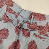 KAPITAL ペイズリー柄 サイズXS/0 パンツ ブルー メンズ キャピタル【中古】5-1204G∞