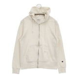 Champion CW-T109 スウェット ジップアップ パーカー オフホワイト レディース チャンピオン【中古】5-1124M∞