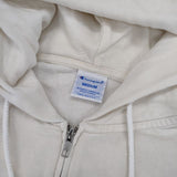 Champion CW-T109 スウェット ジップアップ パーカー オフホワイト レディース チャンピオン【中古】5-1124M∞