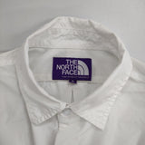 THE NORTH FACE PURPLE LABEL NT3054N タイプライターシャツ 長袖シャツ ホワイト メンズ ザノースフェイスパープルレーベル【中古】5-1221M∞