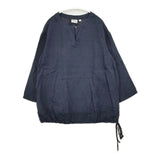 Gramicci リネン スキッパーシャツ GMJK-18S029 長袖シャツ ネイビー メンズ グラミチ【中古】6-0330M∞