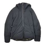 INHERIT ナイロン カモフラ ダウンジャケット ネイビー メンズ インヘリット【中古】5-1127A∞