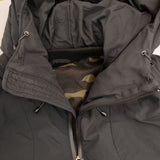 INHERIT ナイロン カモフラ ダウンジャケット ネイビー メンズ インヘリット【中古】5-1127A∞