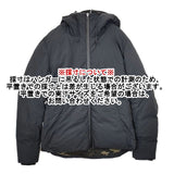 INHERIT ナイロン カモフラ ダウンジャケット ネイビー メンズ インヘリット【中古】5-1127A∞
