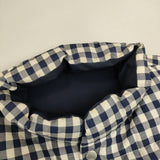 MACKINTOSH PHILOSOPHY リバーシブル ギンガムチェック 中綿 ベスト ネイビー レディース マッキントッシュフィロソフィー【中古】5-1127T∞