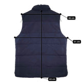 MACKINTOSH PHILOSOPHY リバーシブル ギンガムチェック 中綿 ベスト ネイビー レディース マッキントッシュフィロソフィー【中古】5-1127T∞