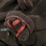 New Hampshire ニューハンプシャー トグルボタン イングランド製 サイズ38 ダッフルコート ブラウン レディース【中古】5-1121A♪