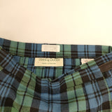 O'NEIL OF DUBLIN/Harriss キルト チェック ウール スカート ブルー グリーン レディース オニールオブダブリン/ハリス【中古】5-1225T∞