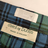 O'NEIL OF DUBLIN/Harriss キルト チェック ウール スカート ブルー グリーン レディース オニールオブダブリン/ハリス【中古】5-1225T∞