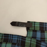 O'NEIL OF DUBLIN/Harriss キルト チェック ウール スカート ブルー グリーン レディース オニールオブダブリン/ハリス【中古】5-1225T∞