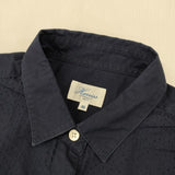 Harriss コットン パンチング加工 長袖シャツ ネイビー レディース ハリス【中古】5-1124M∞