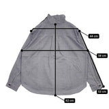 Harriss ハイネック プルオーバー ブラウス シャツ ブルー レディース ハリス【中古】5-1124M∞